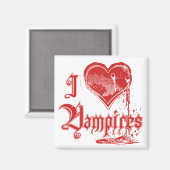 I Heart Vampires Magneet (Voorkant / Achterkant)