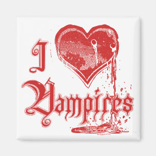 I Heart Vampires Magneet
