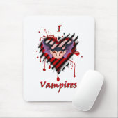 I Heart Vampires Muismat (Met muis)