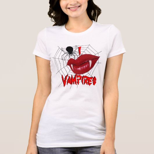 I Heart Vampires T-shirt (Voorkant)