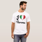 I Heart Verona Italy (Love) T-shirt (Voorkant volledig)