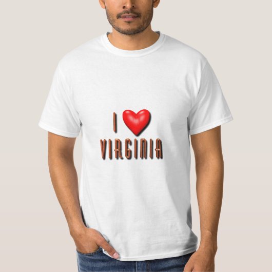 I Heart Virginia T-shirt (Voorkant)