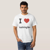 I Heart Washington - Baby T-shirt (Voorkant volledig)