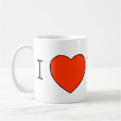 I Heart WeHo Koffiemok (Links)