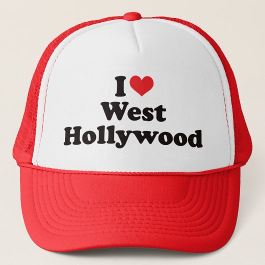I Heart West Hollywood Trucker Pet (Voorkant)