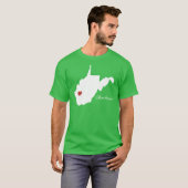 I Heart West Virginia-  City T-shirt (Voorkant volledig)