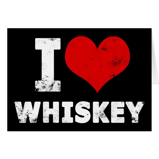 I Heart Whiskey (Voorkant Horizontaal)