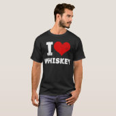 I Heart Whiskey T-shirt (Voorkant volledig)