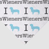 I Heart Wieners Tissuepapier (Detail)