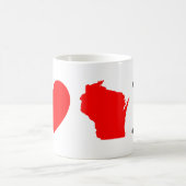 I Heart Wisconsin 14 Koffiemok (Center)