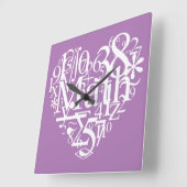 I Heart Wiskunde, Funny Science, Wiskunde leraar Vierkante Klok (Hoek)