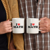 I Heart Wiskunde Teacher Appreciation Back to Scho Koffiemok