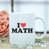 I Heart Wiskunde Teacher Appreciation Back to Scho Koffiemok