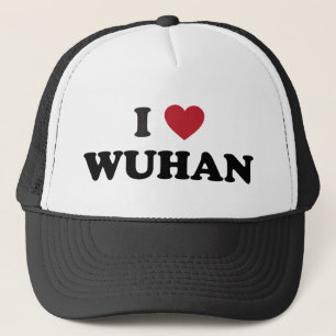 I Heart Wuhan China Trucker Pet