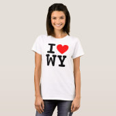 I Heart WY Shirt (Voorkant volledig)