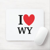 I Heart Wyoming Mousepad Muismat (Met muis)