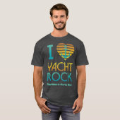 I Heart Yacht Rock Drinking  Maritime  Party T-shirt (Voorkant volledig)