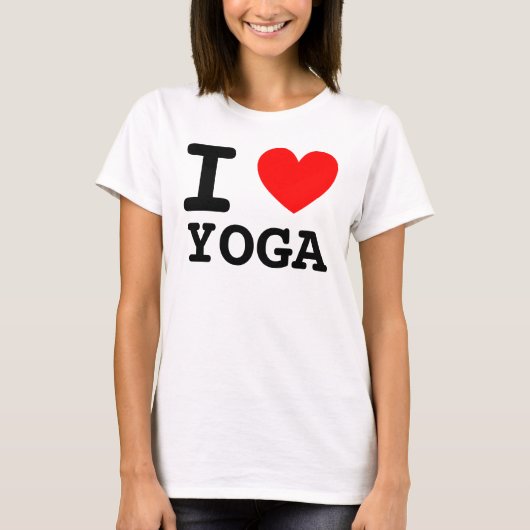 I Heart YOGA Shirt (Voorkant)