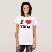 I Heart YOGA Shirt (Voorkant volledig)