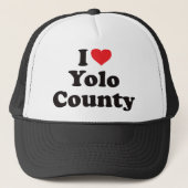 I Heart Yolo County Trucker Pet (Voorkant)