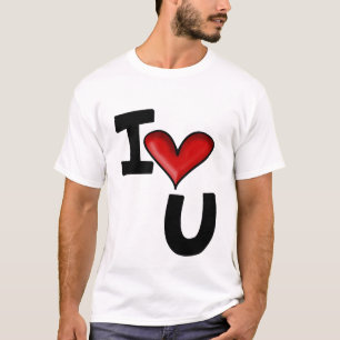 I Heart You Grafische Typografie T-shirt