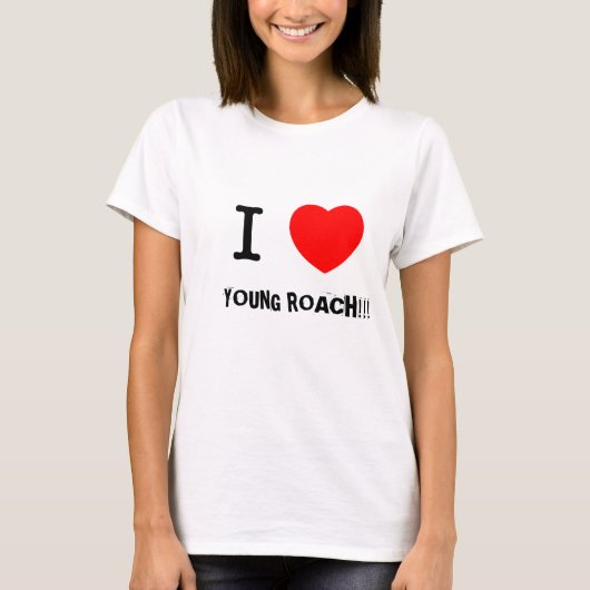 I HEART YOUNG ROACH T-SHIRT (Voorkant)