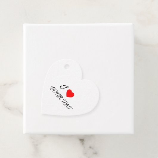 I heart your text bedankjes labels (In situ)