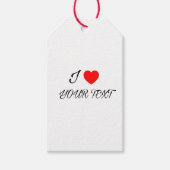I heart your text cadeaulabel (Voorkant)