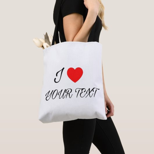 I heart your text tote bag (Dichtbij)