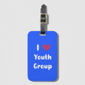 I Heart Youth Group-Bagagelabel Bagagelabel (Voorkant (verticaal))