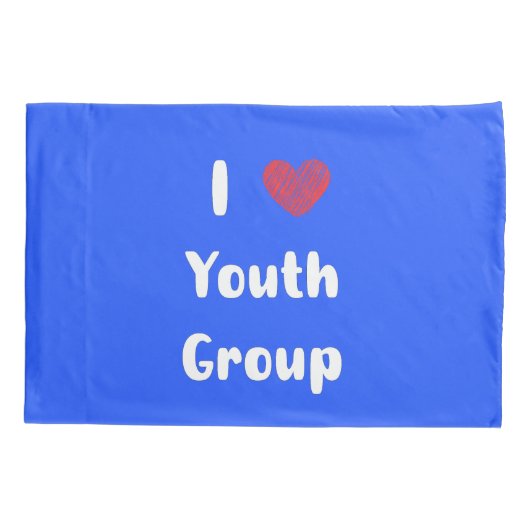 I Heart Youth Group Kussensloop (Achterkant)