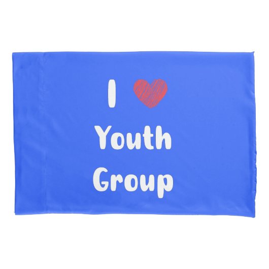 I Heart Youth Group Kussensloop (Voorkant)