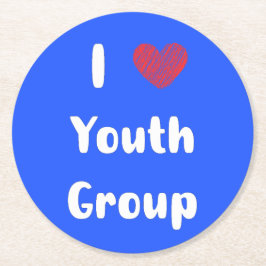 I Heart Youth Group Paper Onderzetter