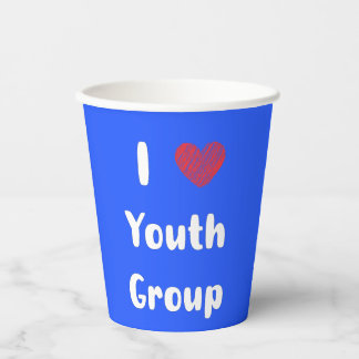 I Heart Youth Group Papieren beker