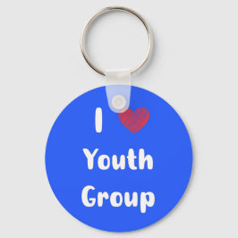 I Heart Youth Group Sleutelhanger