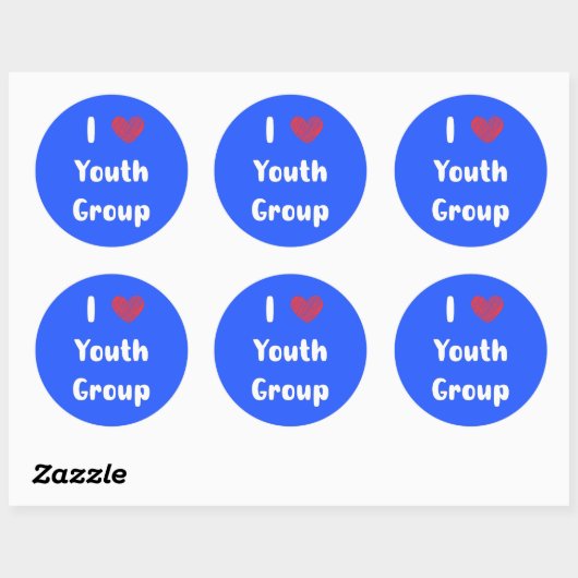 I Heart Youth Group Sticker (Vel)