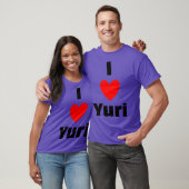 I Heart Yuri girl vintage T-shirt (Unisex)