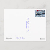 I Heart Zee Otters Briefkaart (Achterkant)