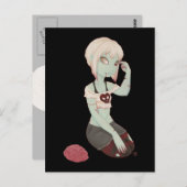 I Heart Zombie Girl - Postkaart (Voorkant / Achterkant)