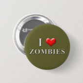 I Heart Zombies Button 002 (Voorkant /achterkant)