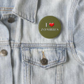 I Heart Zombies Button 002 (In situ)