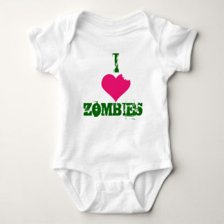 I HEART ZOMBIES-creeper Romper