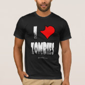 I Heart Zombies Dark T-shirt (Voorkant)