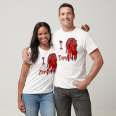 I Heart Zombies Light Skin T-shirt (Unisex)