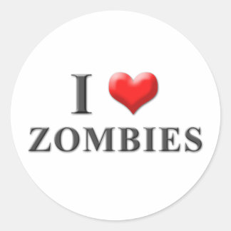 I Heart Zombies Stickers 001
