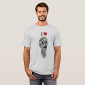 I Heart Zombies T-shirt (Voorkant volledig)