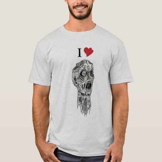 I Heart Zombies T-shirt (Voorkant)