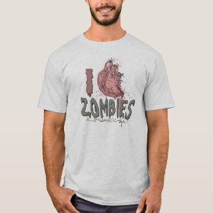 I Heart Zombies van Mudge Studios T-shirt