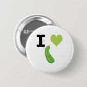 I Heart Zucchini Ronde Button 5,7 Cm (Voorkant /achterkant)