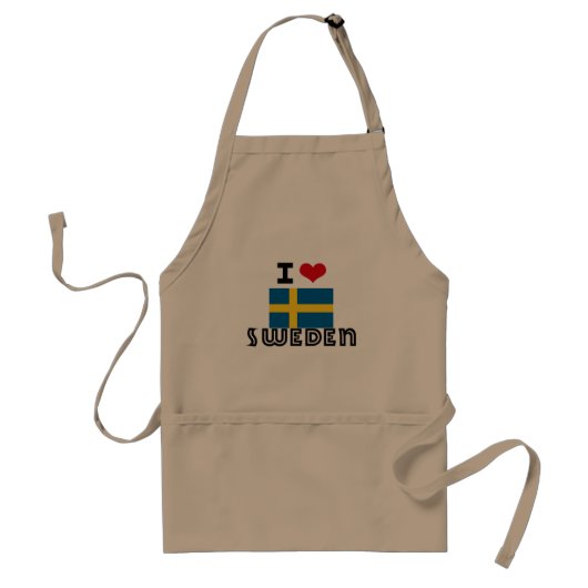 I HEART ZWEDEN STANDAARD SCHORT (Voorkant)